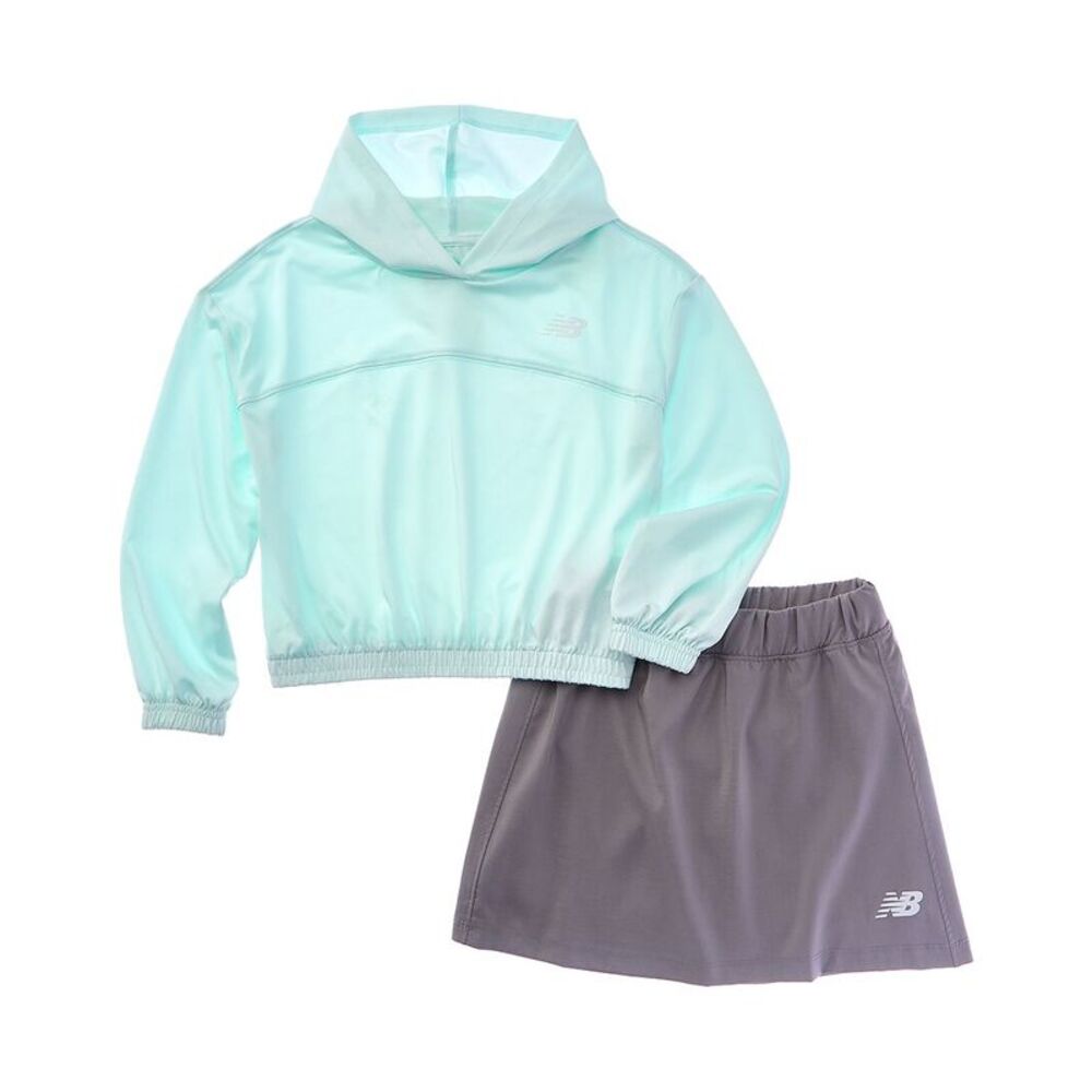 New Balance Girls  2Pc Top & Scooter Set